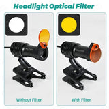 GG 4X 5X 6X Lab Surgerys Headlight 48 Angle Loupes with 5W LED Binocular Magnifier 300-600mm Interpupillary Distance Adjustable