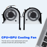 CPU+GPU Cooling Fan For Asus Asus GL703GE PX703GE GL703 GL503GE GL503 Fan Multifunction Portable Fan