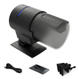 WiFi Intelligent Timing Automatic Feeder Aquarium Goldfish Feeder 210ML Capacity Fish Feeder Mobilephone APP Control Particle