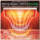 2026 LED Red Light Panel Lamp for LED Light Back Pain Relief Weight Loss Slimming Machine Waist Shoulder Heat Massager