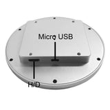 Round LCD 3.4inch 4inch Circular LCD Monitor With Black Silver aluminum alloy case