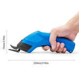 Cordless Electric Scissors Cutting Shears Tailoring Scissors USB Rechargeable Cloth Cutter Sewing Shear for Cutting Cotton
