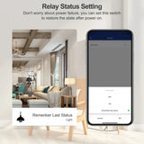 Zigbee Mini Smart Switch Relay Module Support 2 Way Control Switch for Smart Home Automation, Works with Alexa Google Home