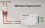 DC12V Metal Electric lock gate lock Access Control system Power Supply+ Door Exit+ ID Keyfobs
