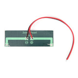 4V 0.2W Epoxy Solar Panel 8 Solar Cells 2 Wires 75x25mm for DIY Solar Projects