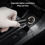 Electric Water Kettle for Tea Coffee Black 1300ML Portable Water Boiler Car Heating Cup Car Heating Cup Portable Stainless Steel