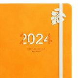 2024 Planner Daily Account ,A5 Thick Paper, 156 Sheets/312 Pages to Do List Notebook for Travel New Year Gifts Office Business