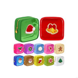 New Pack of 6/12 Holiday Themed Organizers Bags Measuring 5.91x2.55x5.91inches Great for Stocking Stuffers and Gifts