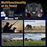 YS012 4K UHD 58MP Digital Binocular Telescope Camera Professional Infrared Night Vision Binoculars for Hunting Camping
