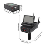 Metal Detector 25m Depth 1200m Range Metal Detector Locator AKS Display Screen Remote Underground Field Scanning Searcher