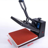 38*38CM Flat Heat Press Machine T-shirt Bag Phone Case Puzzle Glass Wood Rock Photo Heat Transfer Sublimation Print Machine