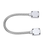 Zinc Alloy Head Cable Protection Sleeve Exposed Mount Metal Wire Pipe Cable Protector Armored Cable Armored Door Loop