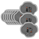 10Pcs 115mm Natural Rubber Tire Puncture Repair Cold Patch Universal Tubeless Tyre Repair Patches for Car Motorcycle