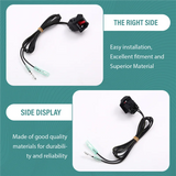 Boat Kill Switch Stop Safety Lanyard 87-19674A07 19674A07 For Mercury Mercruiser