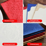 New Paper Blank Folder A4 Thicken Certificate Holder File Page Folder