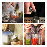 48pcs Stainless Steel Liquor Pourers Bottle Spout with Dust Caps