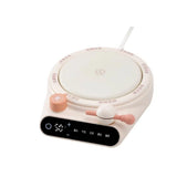 220V Cup Heater Coffee Mug Warmer Heating Pad 5 Gear Temperature Warmer Coaster Electric Hot Plate For Milk Tea Coffee Water 25W