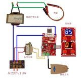 NY-D04 DIY Spot Welder Machine - Adjustable Time & Current with Digital Display for Battery Welding
