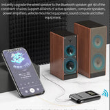 Hot-selling Bluetooth adapter digital display Bluetooth receiver and transmitter TF card playback FM full frequency adjustable