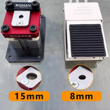 Pneumatic Edge Banding Punching Hole Machine 8/15MM Hole Puncher Edge Bander Air Punch Guide Woodworking Tools with Foot Switch