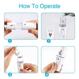 NANO FACIAL MISTER PORTABLE MINI FACE MIST HANDY SPRAYER COOL FACIAL STEAMER Humidifier for Room Outdoor Indoor