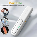 Portable Toothbrush Sterilization Holder for Travel Business Trip UV Box Toothbrush Dryer Bathroom Accessories