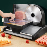 Household Desktop Meat Slicer Lamb and Beef Slicers 0-22mm Bread Ham Meat Cutting Machine 2025 Electric Food Slicer Meat Food