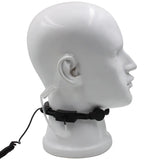 FBI High Sensitive Tactical Dual PTT Mic Throat Air Tube Headset Microphone for Baofeng UV-5R UV82 888S Kenwood Portable Radio