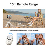 Telesin Magnetic Selfie Stick and Mini Tripod Portable Foldable Pole Extend To 60cm for Smartphone Macro Photography