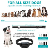 Dog Training Collar with Remote, Waterproof Dog Collar with Beep Vibration Shock, Adjustable 0 to 99 Shock Vibration Levels Dog