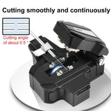 M8 Fiber Cleaver High Precision Fiber Optic Cleaving Tool Fully Automatic Fiber Fusion Splicer Cutter Cold Cut Hot Melt