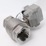 China Suppliers Dc12v Dn50 50mm Motorised Motorized Ball Valve