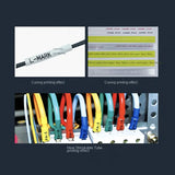 LK-320P Electronic Wire Marking Machine PC Connect PVC Tube Printer Cable ID Label Maker for Home & Office Use