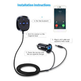 Wireless Bluetooth-compatible Music Receiver 3.5mm AUX Bluetooth-compatible Adapter Audio Receiver for Car Stereo with AUX IN