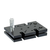 HM-1902 Precision One-Axis Tilting Platform Aluminum Alloy Base for Optical Experiments Fine Pitch Adjustment