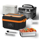 A98I-Cordless Electric Lunch Box,Rechargeable Self-Heating Food Warmer With 8000Mah Battery,For Work/Travel/Car/Office