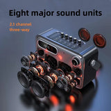 KaraBass 12K Professional Speaker High Power Home KTV Speakers TWS Portable Party Karaoke Sound Speaker With Microphone
