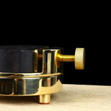360° Rotating Dual-Axis Brass Seal Carving Clamp Sound-Absorbing Solid Wood Engraving Fixation Tool with Non-Slip Base