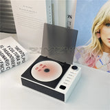Retro CD Player Charging Model With Screen 3.5mm Audio Cable Portable Multifunctional Bluetooth Speaker 5V-2A