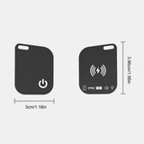 Wireless Charging Ultra Slim Tracking Card IPX68 Waterproof Works for Apple Find My Ultra Thin Tracker Keys Suitcase Bag Locator
