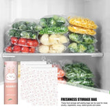 Sealing Bags For Food Clear Freshness-Keeping Food Bags Reusable Sandwich Bags For Food Packaging Kitchen Gadgets For Cookies