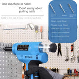NEW 20000N Stainless Steel Rivet Electric Rivet Gun Blind Rivet Hippocampus Nail 6.4 Lithium Electric Rivet Gun