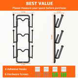 Paquete de 2 organizadores para tapa de olla, soportes para tapa de olla para gabinete de cocina, autoadhesivos/perforantes