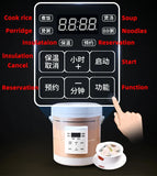 Universal 12V 24V Rice Cooker for Car Truck 1.6L Heating Lunch Box Soup Porridge Cooking Pot Food Steamer Meal Heater Warmer