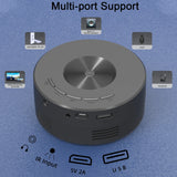 YT200 projector portable home theater small entertainment projector, can be plugged into a phone, supports mobile power