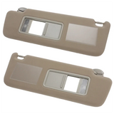 Exclusive 1Pair Car Sunvisor With Mirror LED Lamp For Toyota Land Cruiser J12 Prado LC120 2003-2009 74310-6A020-A1 74320-6A020-B