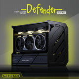 Open-frame PC MATX Case Chassis, All-aluminum CNC Machined Modular Water-cooled MATX Gaming Case. Motherboard Support: MATX Only