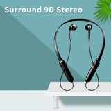 Wireless  Bluetooth Headset NeckHanging Stereo Noise Reduction Universal 5.0 Sports Headset Microphone