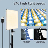 2025 LED Photography Selfie Lights Conference Lighting Photo Studio Lamp With Scissor Arm Stand For YouTube Zoom Live Streaming