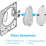 Lint Filter and Cover Assembly W10828351 for Whirlpool Kenmore Dryer Lint Trap with Stainless Steel Mesh Easy Clean